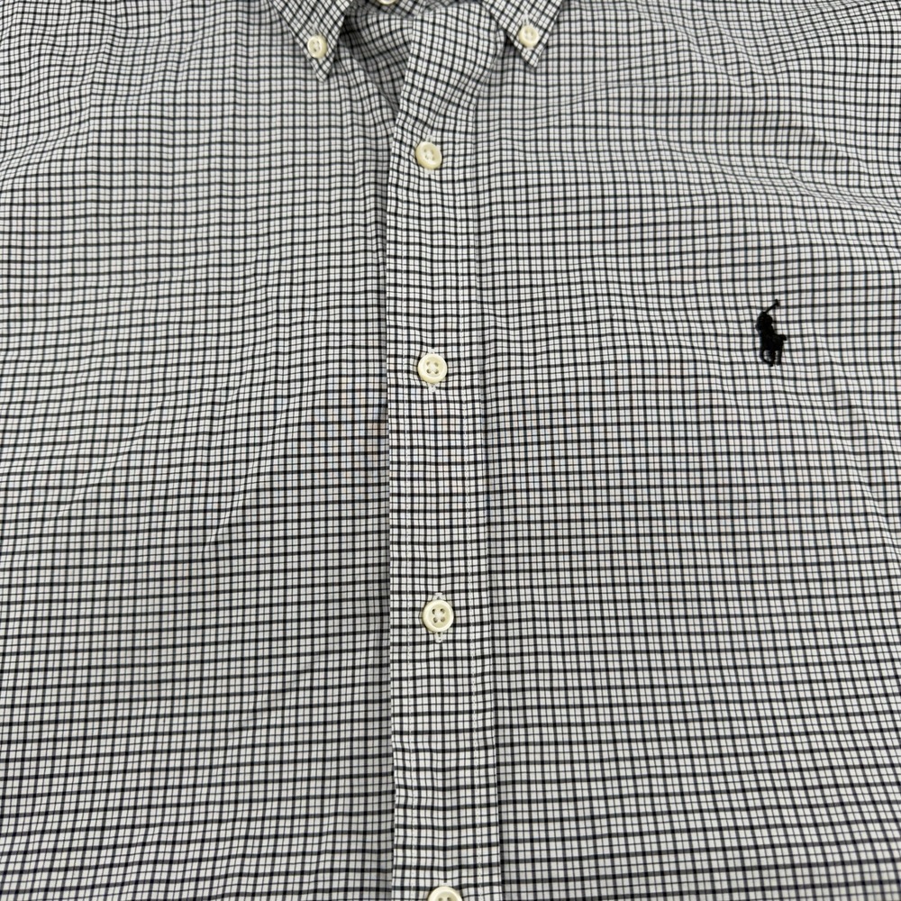 Ralph Lauren‎ Men's Slim Fit Shirt Plaid Long Sleeve Cotton Stretch XXL - Picture 3 of 5